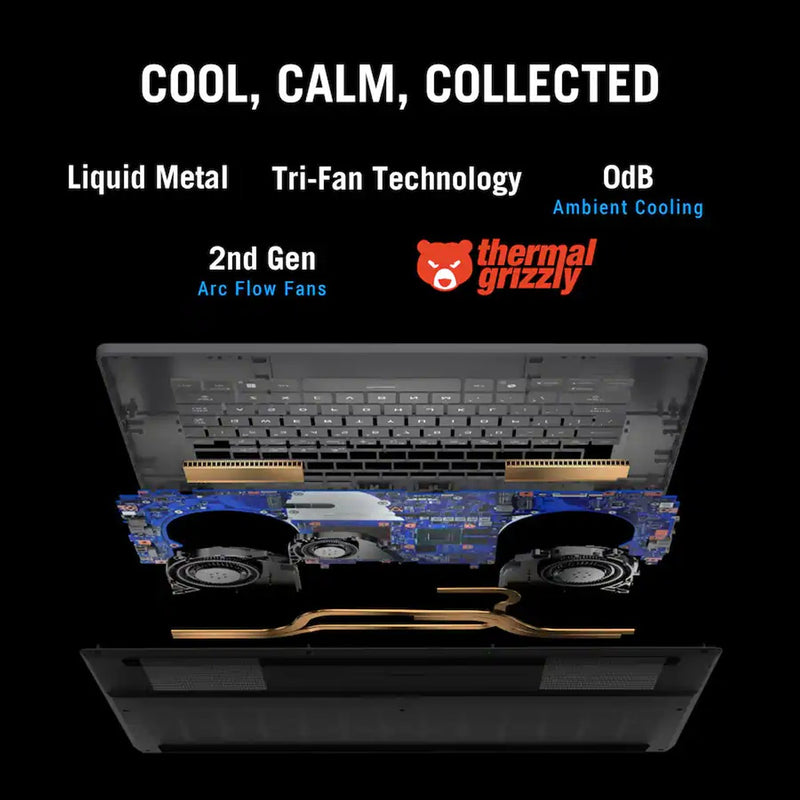 ASUS - ROG Zephyrus G16 16" 2.5K OLED 240Hz Gaming Laptop - Intel Core Ultra 9 285H - 16GB Memory - RTX 5070 - 1TB Storage - Eclipse Gray