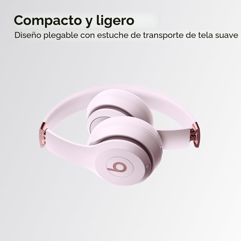 Beats Solo 4 - Nube rosada — Audífonos inalámbricos Bluetooth on-ear, hasta 50h