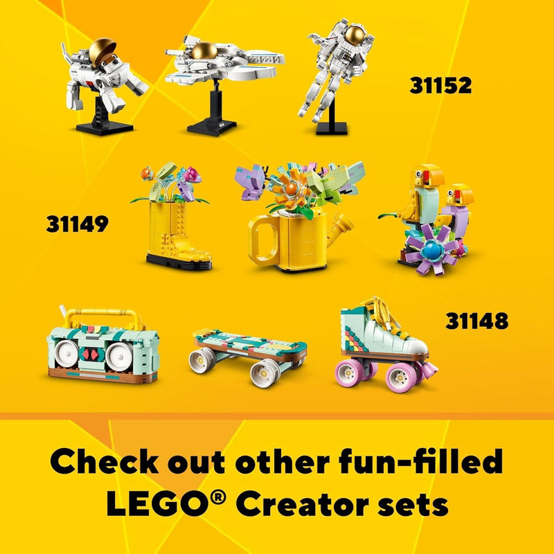LEGO Creator 3 in 1 Retro Camera Toy, Transforms to Retro Video Camera