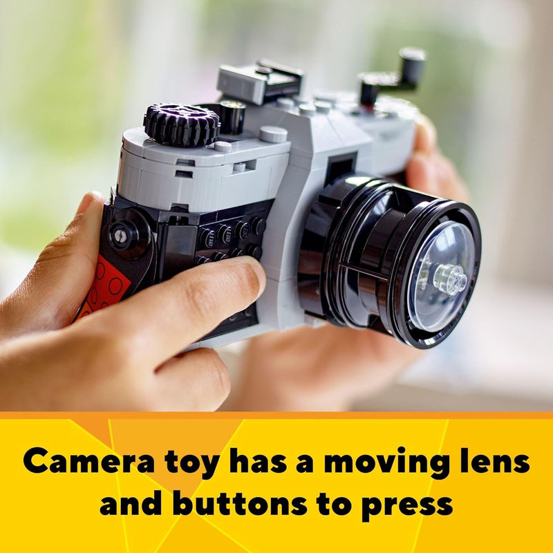 LEGO Creator 3 in 1 Retro Camera Toy, Transforms to Retro Video Camera