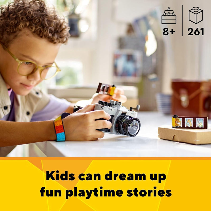 LEGO Creator 3 in 1 Retro Camera Toy, Transforms to Retro Video Camera