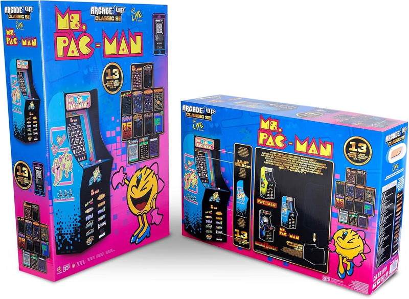 Arcade1Up Ms. Pac-Man Classic SE Arcade Machine