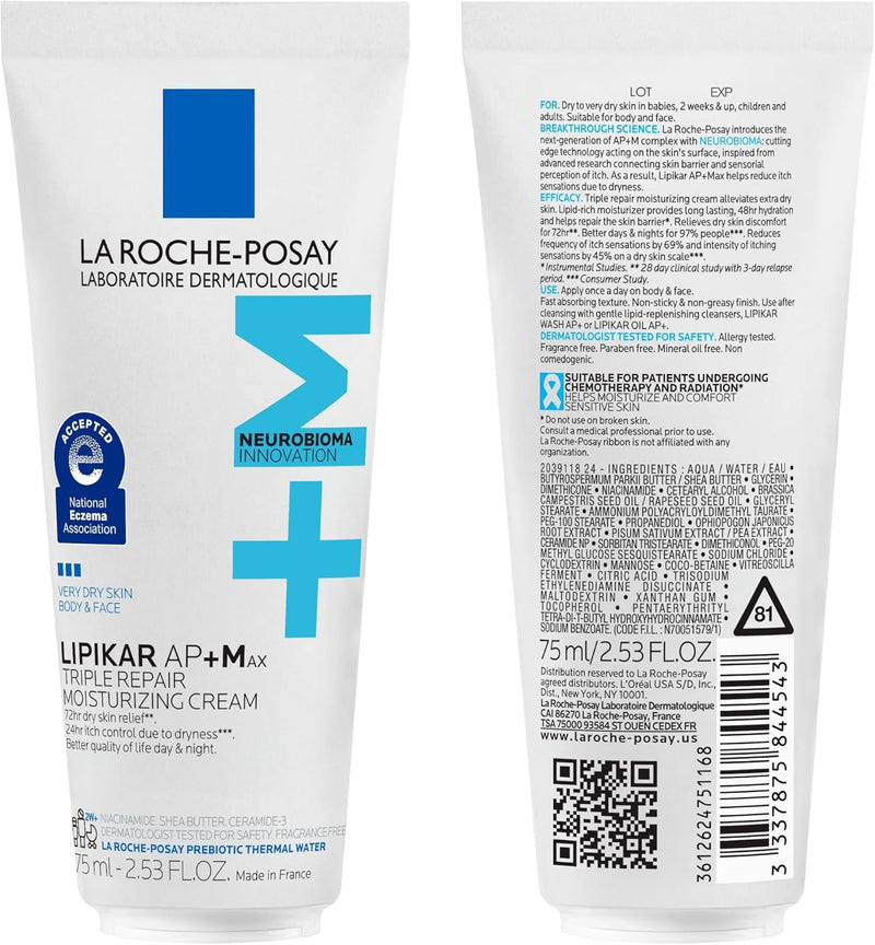 La Roche-Posay Lipikar AP+MAX Triple Repair Moisturizing Body Cream