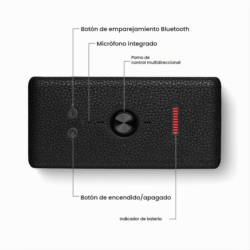 Marshall Emberton III Portable Bluetooth Waterproof Speaker - Black/Silver