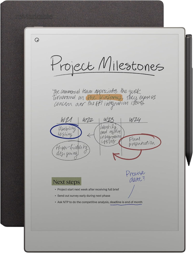 reMarkable Paper 10.3" B&N (Pure Bundle con Marker Plus) - Folio Verde Niebla