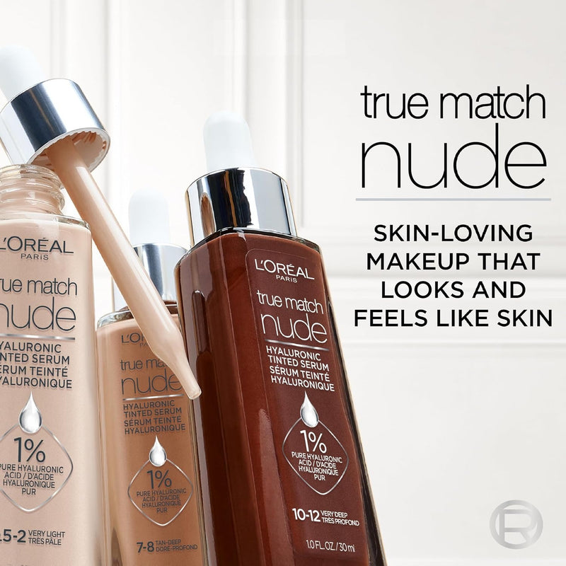 L'Oreal Paris True Match Nude Tinted Serum Foundation, Light 2-3