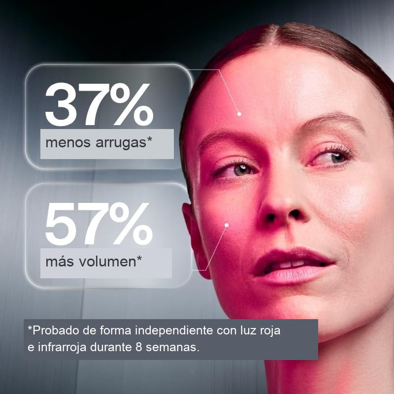 CurrentBody LED Series 3 - Mascarilla Facial de Fototerapia LED (6 longitudes de onda, MyDose)