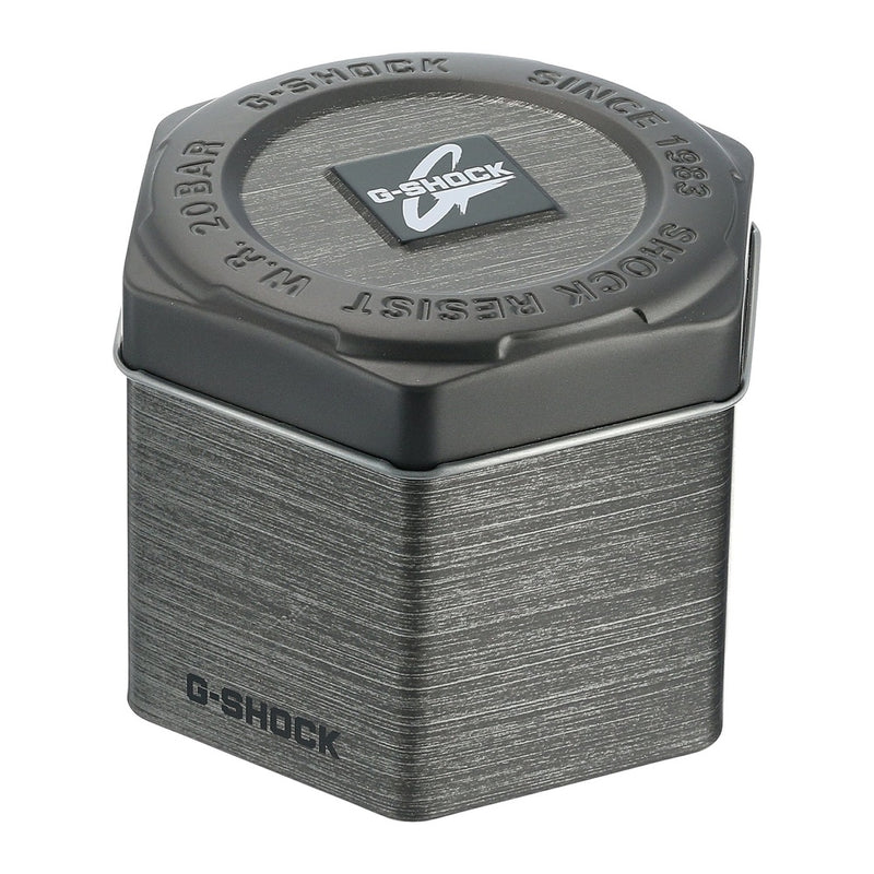 Casio GST-B100D-1ACR G-Shock Reloj de cuarzo plateado con pantalla analógica para hombre con Bluetooth y energía solar