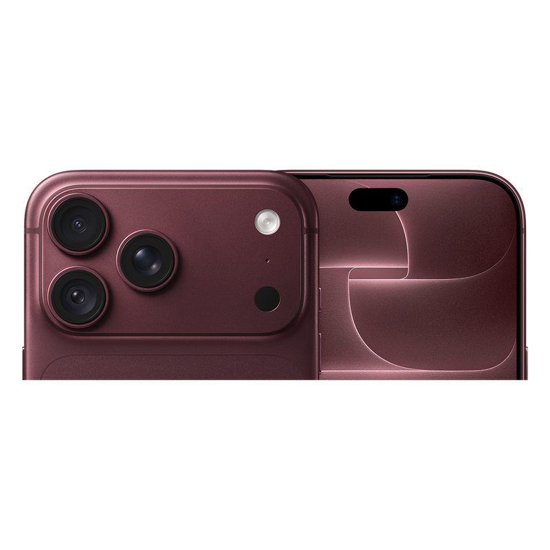 iPhone 18 Pro Max Borgoña (2026) — detalle del acabado