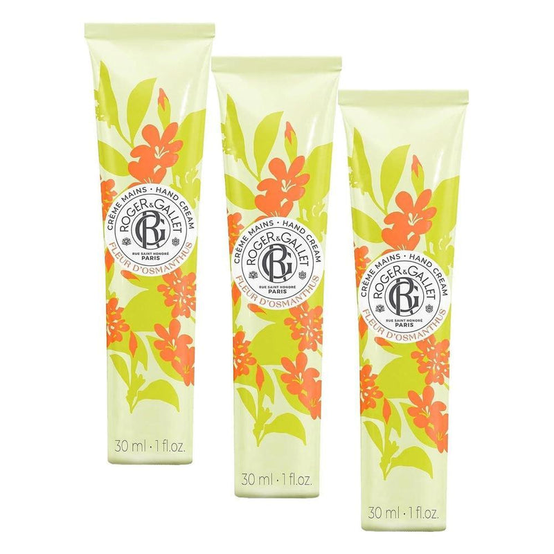 ROGER & GALLET Crema hidratante de manos y uñas para piel seca con manteca de karité y aceite de almendras, fórmula no grasa