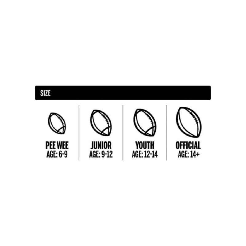 Wilson NFL Mini Autograph - Fútbol americano, color marrón/blanco, ideal como coleccionable o para uso novedoso, tamaño mini