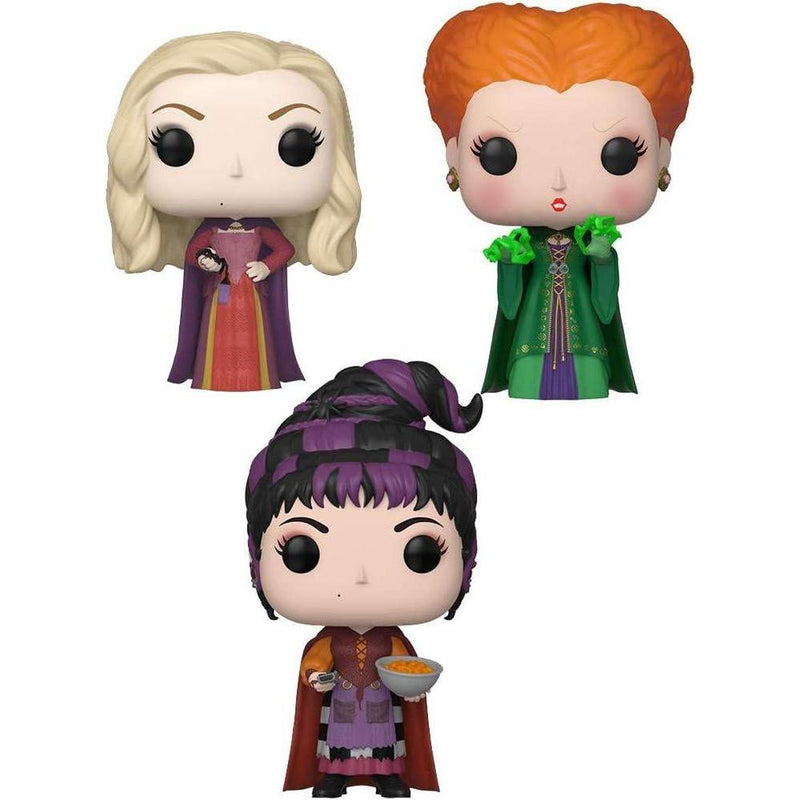 Funko Disney: Pop! Hocus Pocus - Sarah con araña, Winifred con magia, Mary con bolitas de queso