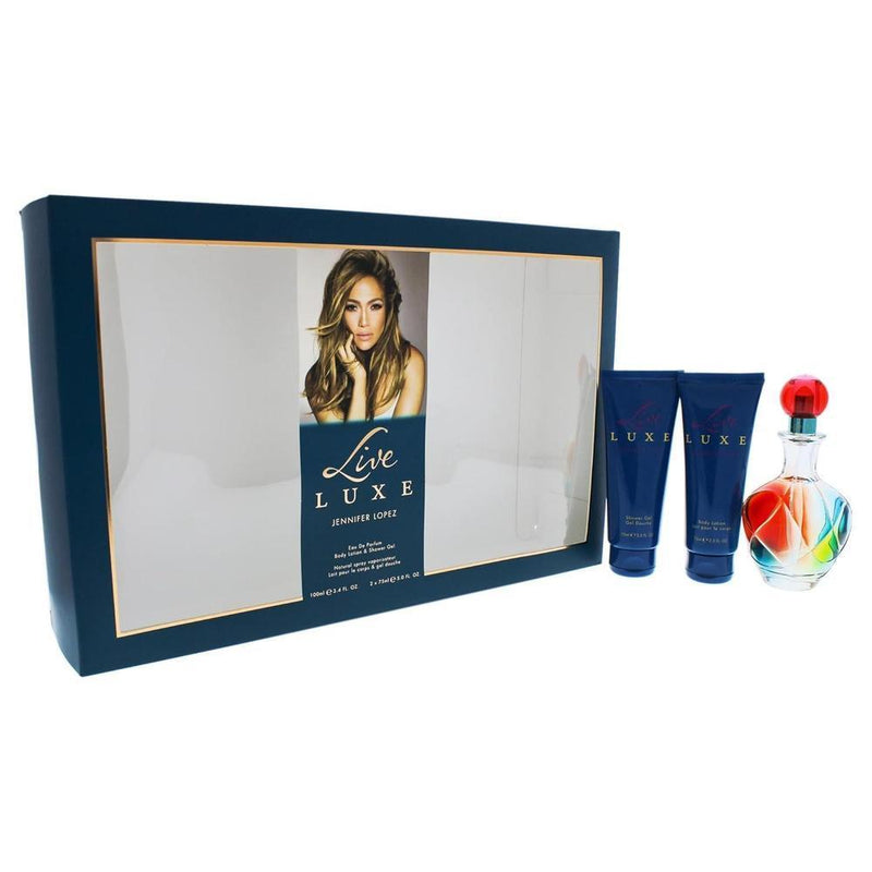 Jennifer Lopez Live Luxe for Women - 3 Pc Gift Set 3.4oz Edp Spra