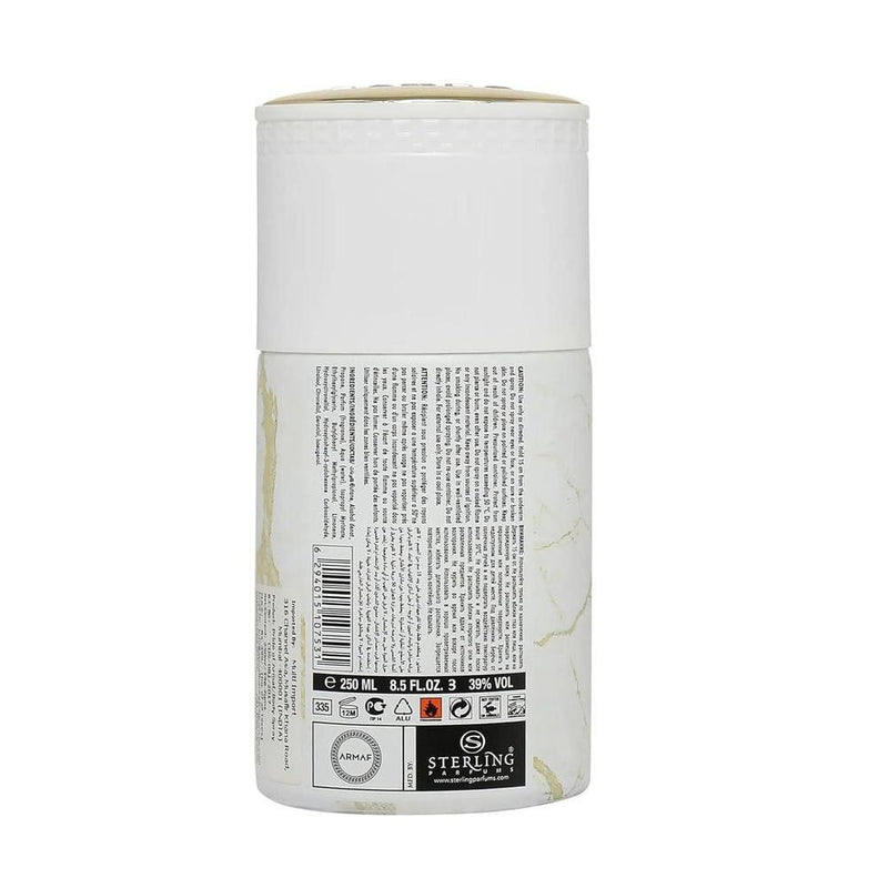 Armaf Pride White Body Spray para mujer, fragancia floral de lujo de larga duración