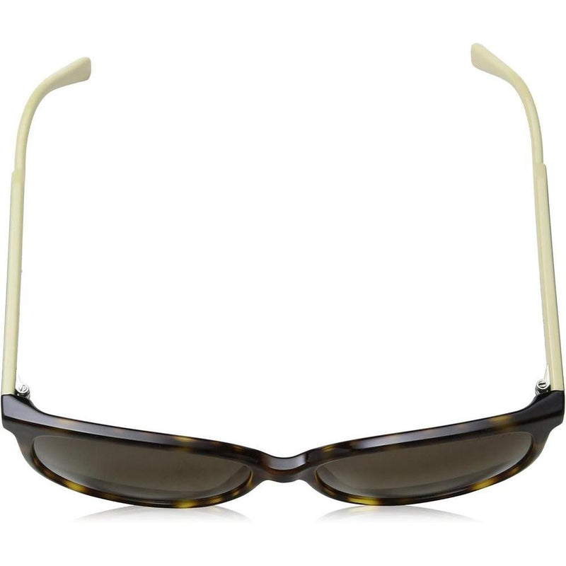 Tommy Hilfiger Lentes de Sol de Plástico Ovalados con Lente Transparente en Color Habana Claro y Burdeos
