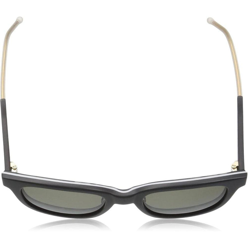 Tommy Hilfiger Gafas de sol unisex para adultos TH1352/S, diseño rectangular con marco de plástico negro mate completo