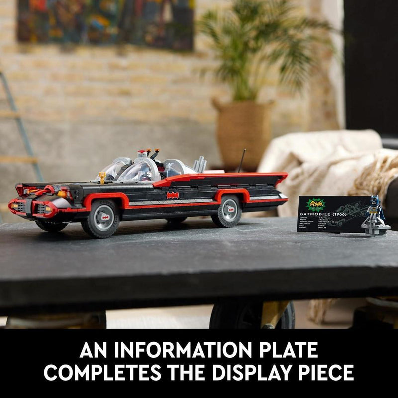 LEGO DC Batman: Set de Construcción del Batmobile Clásico Inspirado en la Serie de TV de 1966 para Adultos