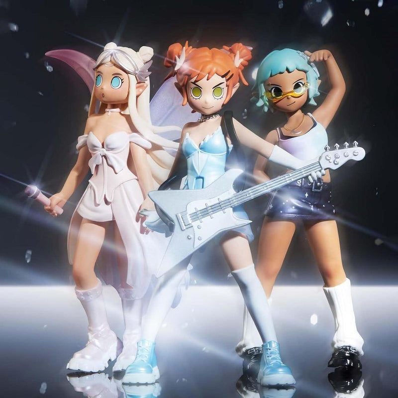 POP MART Peach Riot Punk Fairy Series Figuras aleatorias, juguetes coleccionables y decorativos