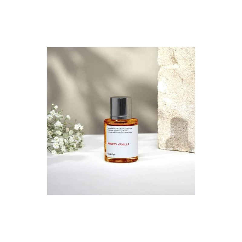 Dossier - Fragancia Ambery Vanilla Eau de Parfum Inspirada en Black Opium de YSL Larga Duración para Mujer