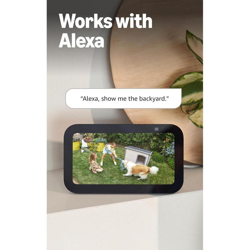 Camara de Seguridad Ring Outdoor Plus con video 2K gran angular, visión nocturna a color y compatibilidad Alexa
