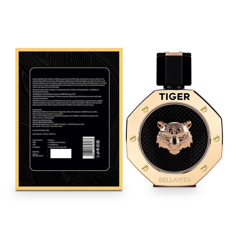 BellaVita Luxury TIGER Perfume for Men