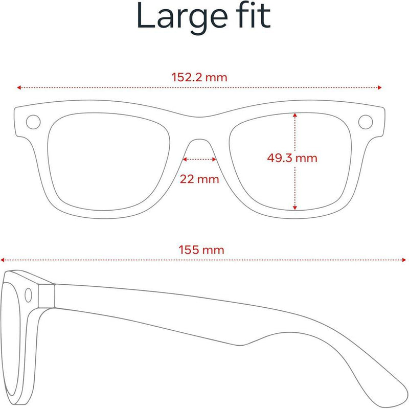 Ray-Ban Meta Wayfarer (Gen 2) - Shiny Black · Transitions Graphite Green