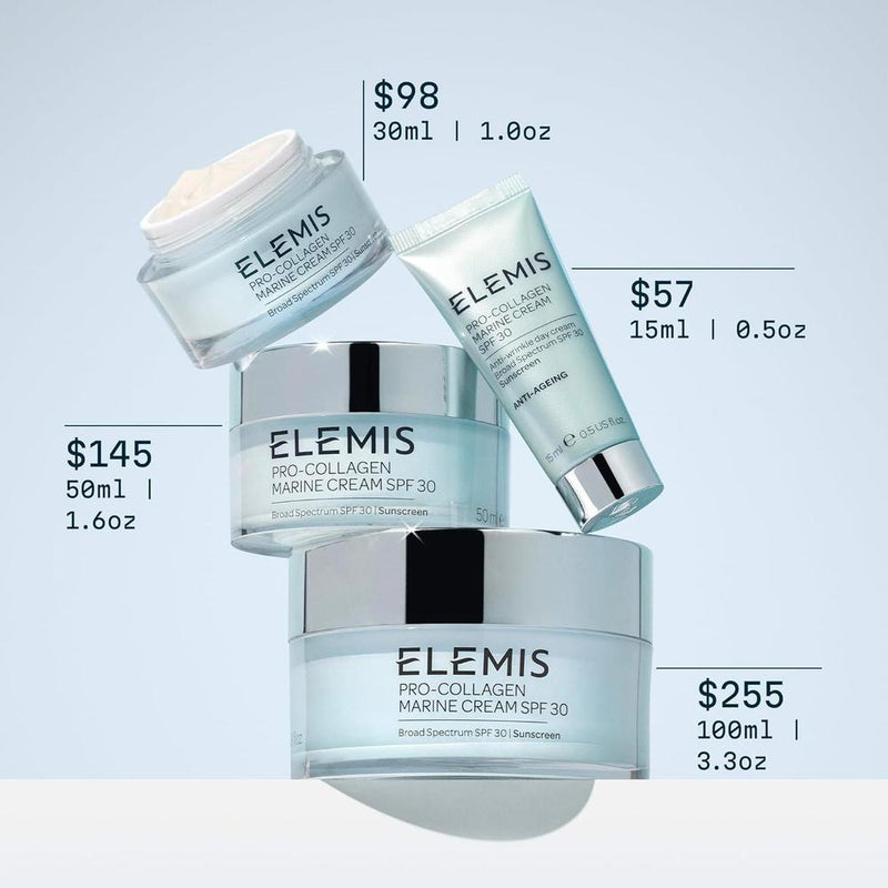 ELEMIS Pro-Collagen Marine Cream SPF 30, hidratante facial antiarrugas con protección solar