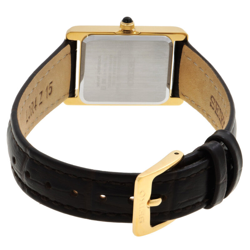 Reloj Seiko Classic Cuarzo - Esfera Dorada, Dama 19.6mm (SWR110P1)