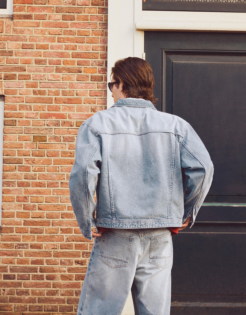 Cazadora Denim Bershka