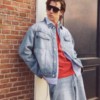 Cazadora Denim Bershka