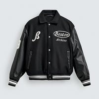 Cazadora Bomber Combinado Bordados Zara