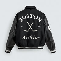 Cazadora Bomber Combinado Bordados Zara