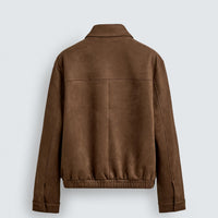 Cazadora Efecto Ante Zara