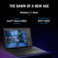 ASUS - ROG Zephyrus G16 16" 2.5K OLED 240Hz Gaming Laptop - Intel Core Ultra 9 285H - 16GB Memory - RTX 5070 - 1TB Storage - Eclipse Gray