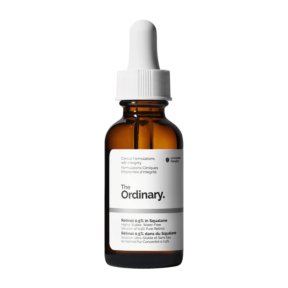 Retinol 0.5% en Escualano 1oz / 30ml - (Sin caja)
