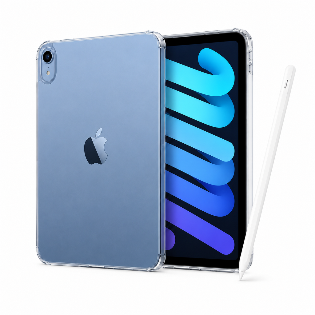 Combo iPad mini A17 Pro + Apple Pencil USB-C + Case - Blue