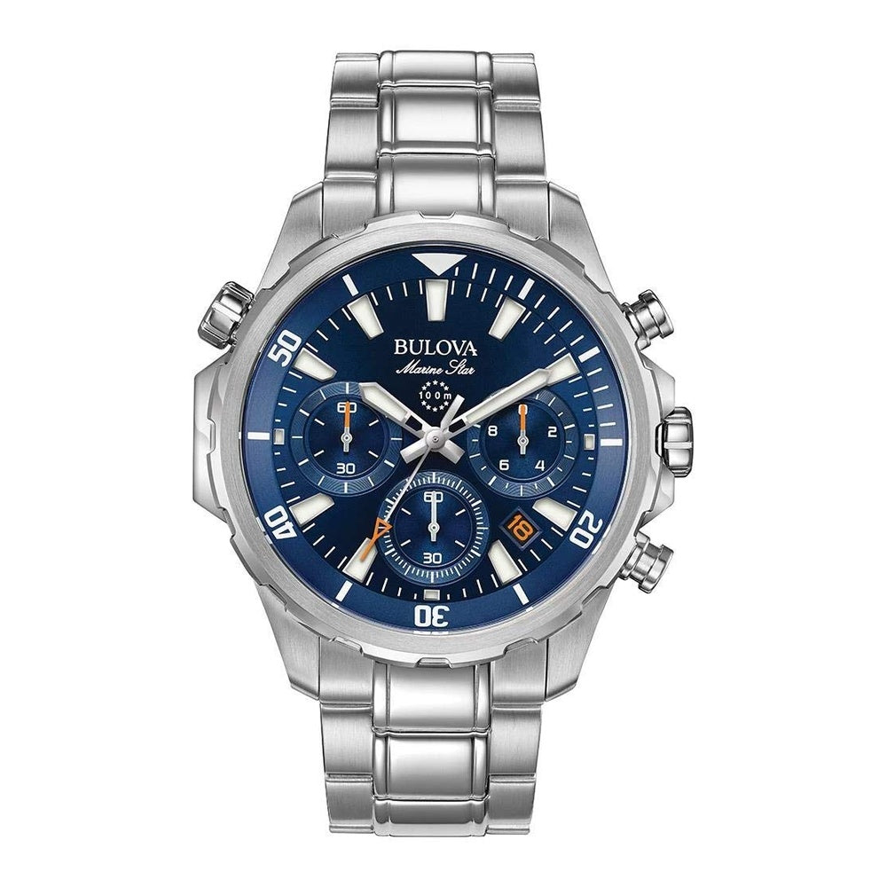 Bulova 96B256 Marine Star Cronógrafo - Esfera Azul 43mm