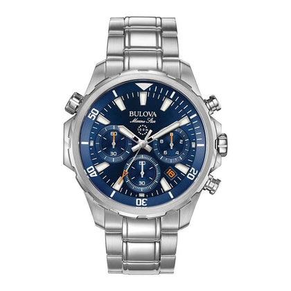 Bulova 96B256 Marine Star Cronógrafo - Esfera Azul 43mm