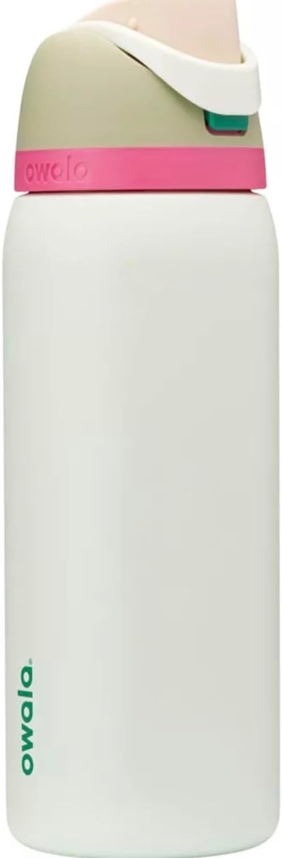 Owala FreeSip Insulated Stainless Steel Water Bottle with Straw, BPA-Free Sports Water Bottle, Great for Travel, 32 Oz,