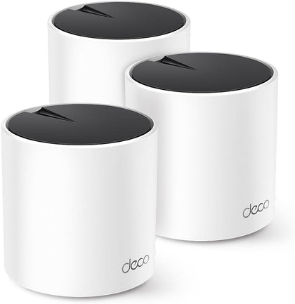 TP-Link Deco X25 AX1800 Whole-Home Mesh Wi-Fi 6 System, 2 Ports, 2.4 GHz/5 GHz