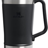 Stanley Stay-Chill Pitcher 64 oz | Cold Water, Beer, and Drink Pitcher with Lid | Large Capacity Durable Beverage Container with Handle | Insulated Stainless Steel | BPA-Free | Black 2.0