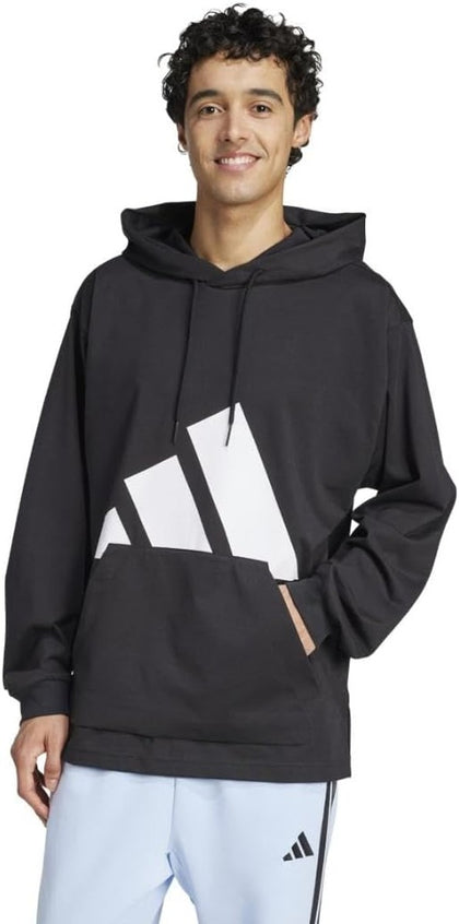 Adidas Men's Essentials Big Logo Single Jersey Hoodie