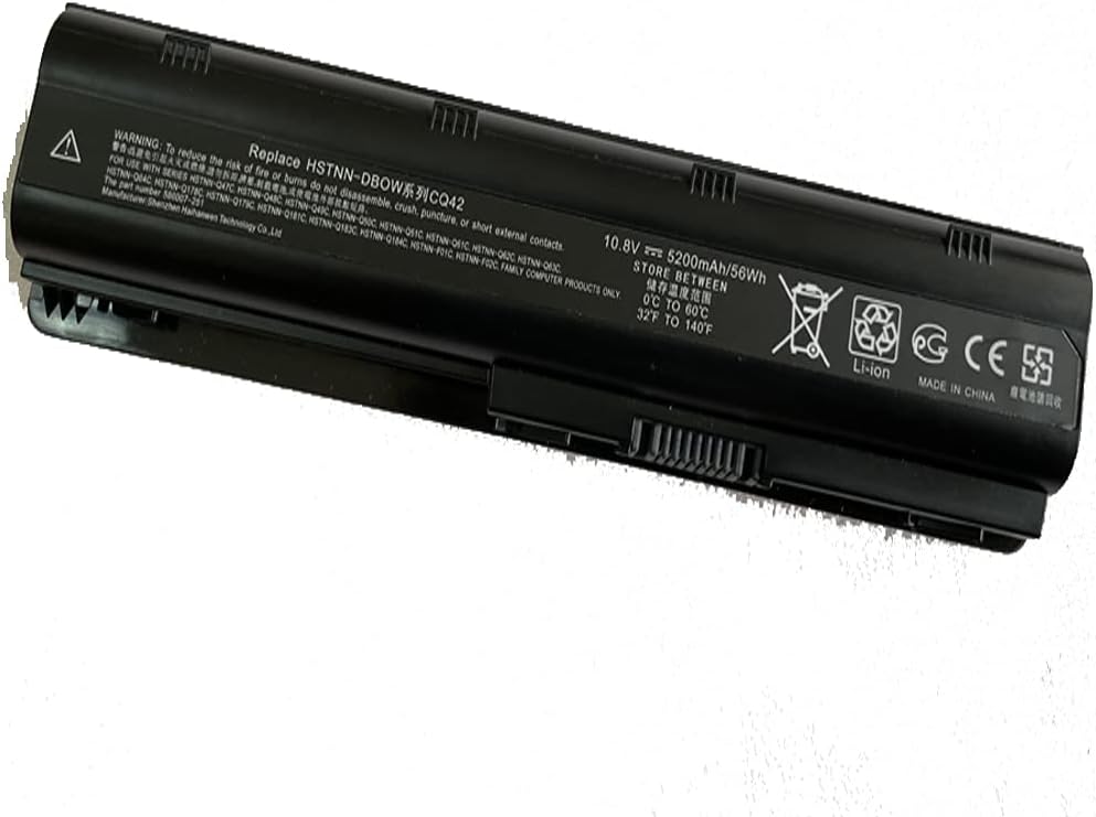 Powerforlaptop MU06 593553-001 584037-001 Notebook Battery for HP G42 G56 G62 G72 G32 G4 G6 G7 Presario CQ32 CQ42 CQ43 CQ56 CQ62 Series G6-2323dx G7-1150us G62-367dx G72-b66us G72-250us Dv6-6000
