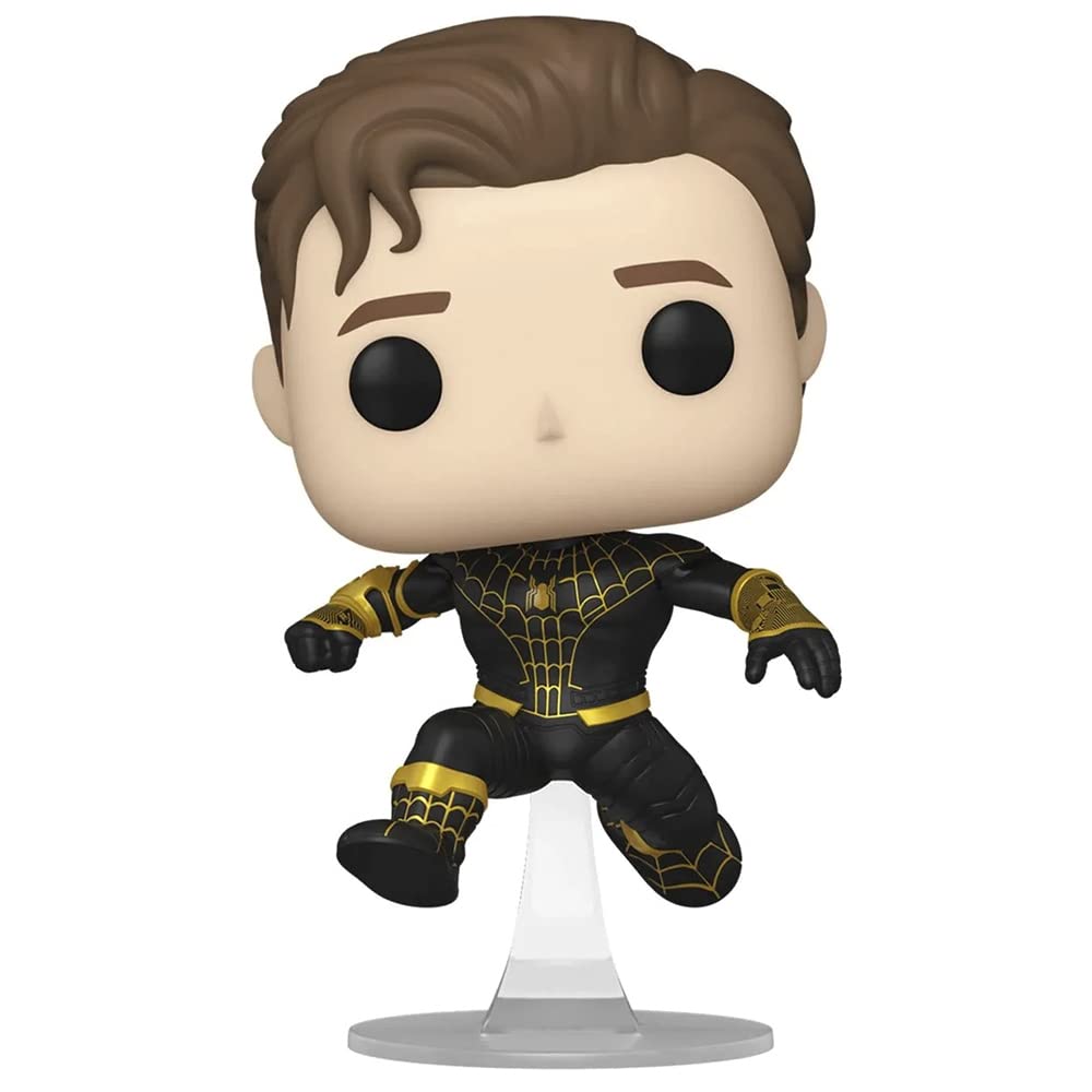 Funko Pop! Marvel Spider-Man No Way Home Black/Gold Unmasked (Exclusivo)