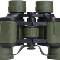 Durable Portable 8 * 40 Binoculars for Adult,Long-Distance Adjustable foci Clear Outdoors Telescope,Binoculars for Travel and Landscape, 2 Color Opions (Green)