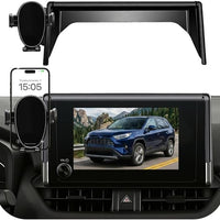AAGJJ Car Phone Holder for Toyota RAV4 (2019-2024 2025,7/8inch Screen), 360 Phone Holder Rotating, Hands Free Mobile Holder, Car Mount for iPhone, Samsung & Android, 2023 RAV-4 Interior Accessories