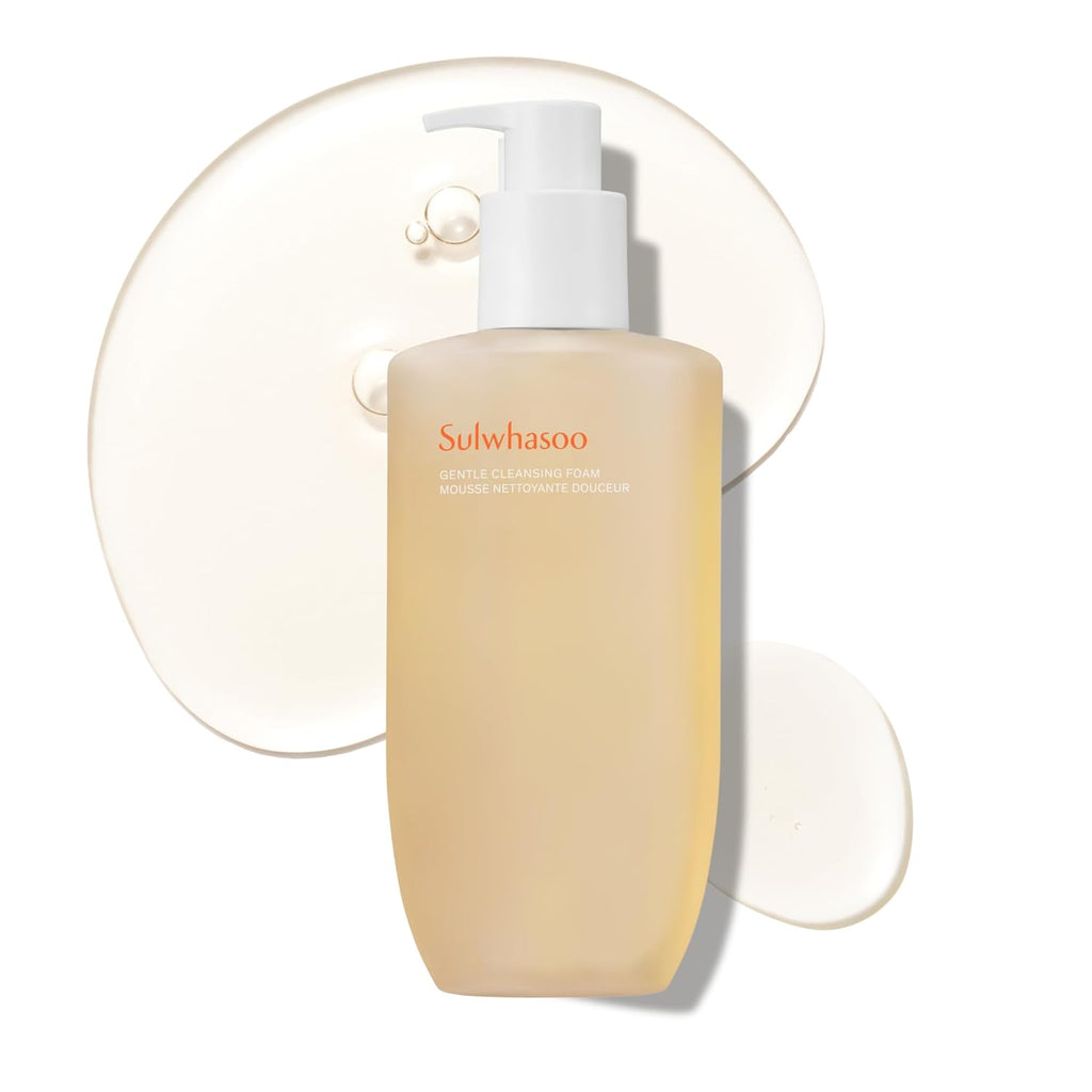 Sulwhasoo Gentle Cleansing Foam | Hydrating Korean Facial Cleanser | Removes Makeup, Dirt & Oil | Softening Daily Face Wash for Dry, Normal & Sensitive Skin, Jumbo, 13.52 fl. oz.