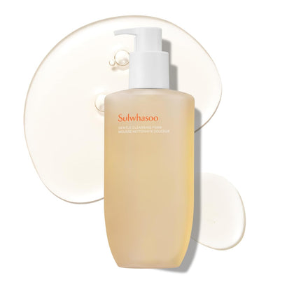 Sulwhasoo Gentle Cleansing Foam | Hydrating Korean Facial Cleanser | Removes Makeup, Dirt & Oil | Softening Daily Face Wash for Dry, Normal & Sensitive Skin, Jumbo, 13.52 fl. oz.