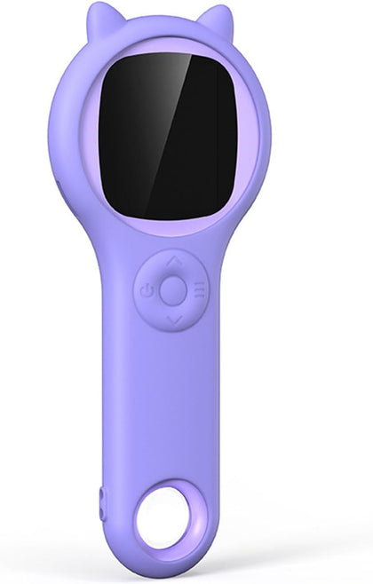 LICAEVEY Students Handheld Microscope Pocket, 100x‑500x Zoom, 8 LED Light, 2 Inch LCD Screen, HD Real time Image, Supports XP/11.0, 500x Magnification (Purple)