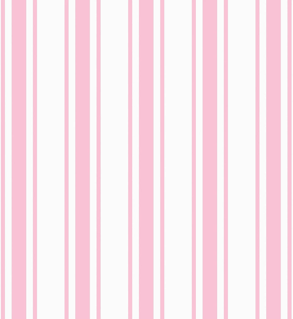 VEELIKE Pink Stripe Peel and Stick Wallpaper Preppy Striped Geometric Wallpaper for Bedroom Nursery Kids Room 17.7''x354'' Self Adhesive Renter Friendly Stripes Contact Paper for Walls Furniture Decor